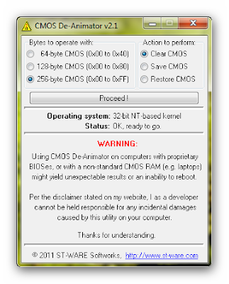 CARA MERESET PASSWORD BIOS DENGAN SOFTWARE