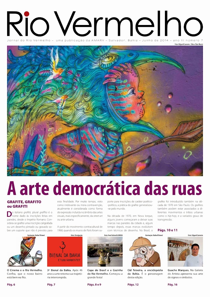 Confira tudo que já foi publicado nas sete edições do Jornal do Rio Vermelho