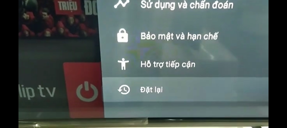 Reset lại Tivi TCL