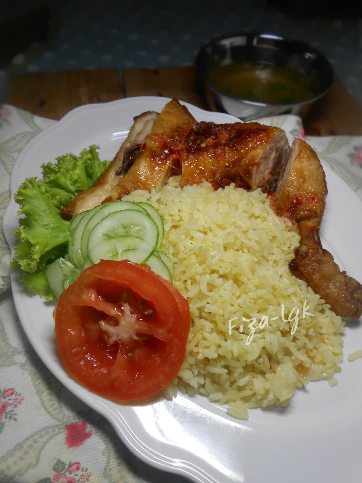 NASI AYAM SIMPLE DAN SEDAP  Fiza's Cooking