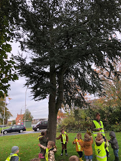  Herfstwandeling rond de school.