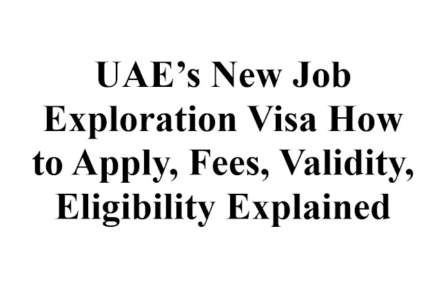 Title Image for UAE Jobseeker Visit Visa