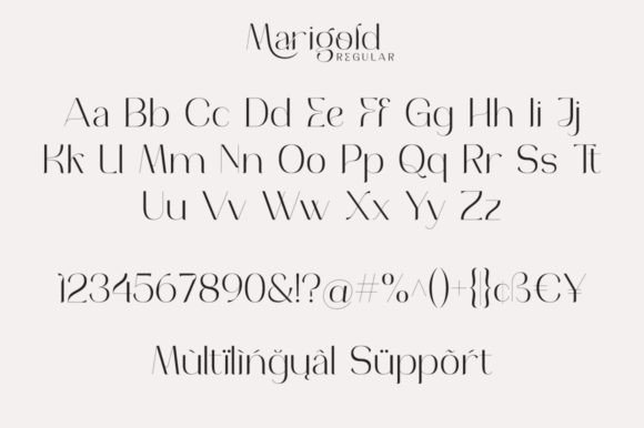 Download Marigold Font - Sans Serif Fonts