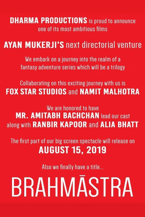 Brahmastra 2020 Film Completo Online Gratis