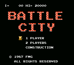 battle city - tank 1990 nintendo nes famicom