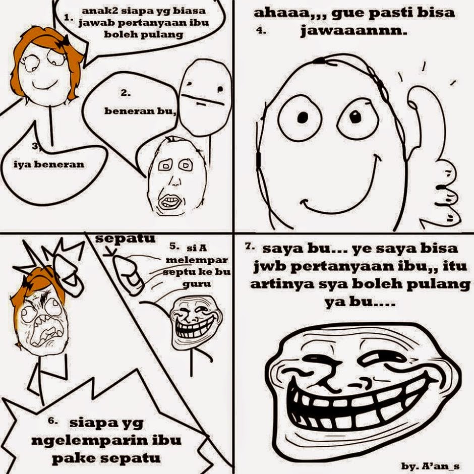 Gambar Meme Rage Comic Indonesia Keren Dan Terbaru DP BBM Lucu