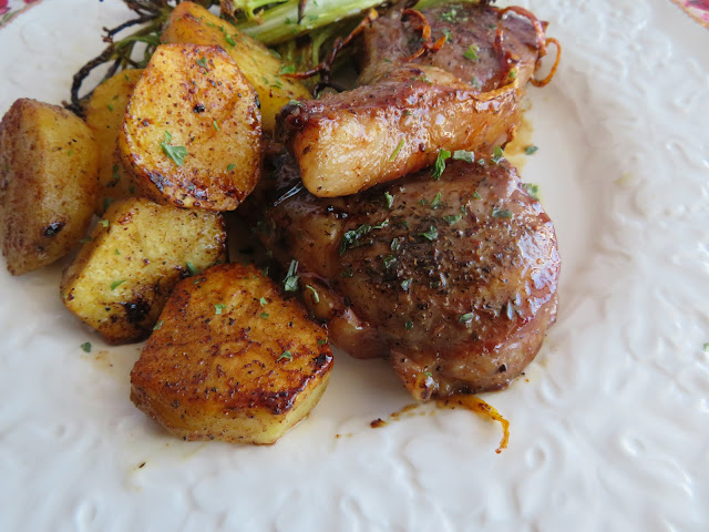 Lamb Chops with Honey, Lemon & Thyme