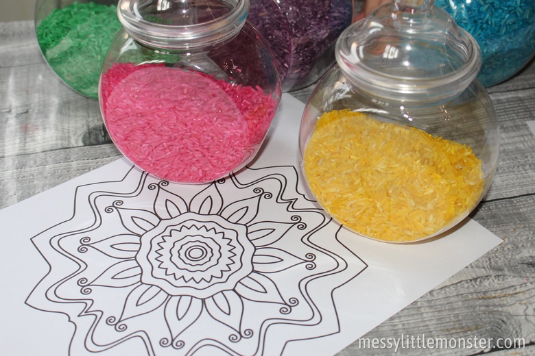 Printable Rangoli patterns template