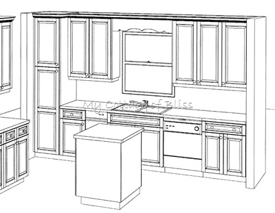 Kitchen With Washer And Dryer