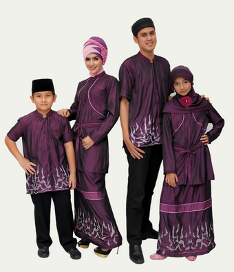 36 Terbaru Baju Muslim Keluarga Lebaran Terbaru