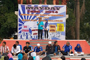 SPN KOTA DAN KABUPATEN PEKALONGAN PERINGATI HARI BURUH