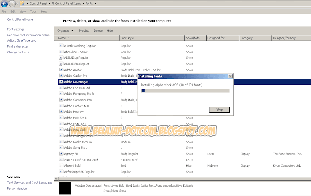 Cara Install Banyak Font Sekaligus di Windows  Tips dan Trik  Cara Install Banyak Font Sekaligus di Windows