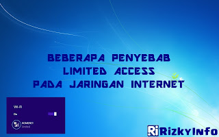 Penyebab  Limited Access  Pada Jaringan Internet