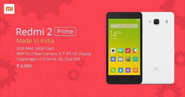  Xiaomi dispatches India-made Redmi 2 Prime 
