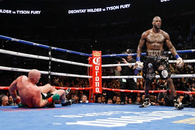 Deontay Wilder drops Tyson Fury