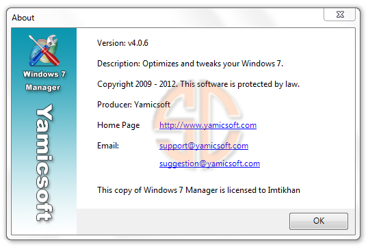 Windows 7 Manager v4.0.6 Full Version