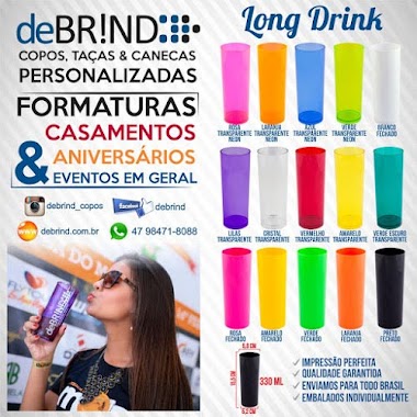 COPOS LONG DRINK NEON