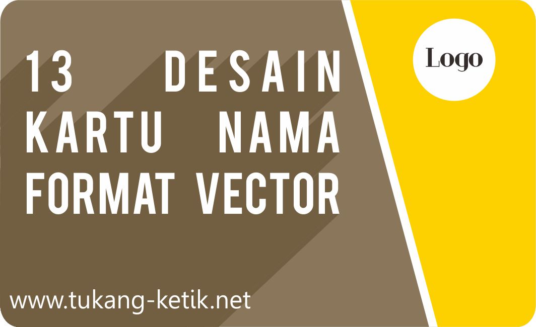 Download 14 Desain  Kartu  Nama  Format cdr  Gratis Free  