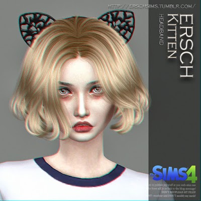 ERSCH - Kitten Headband for TS4