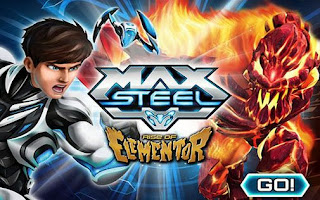 Screenshots of the Max Steel for Android tablet, phone.