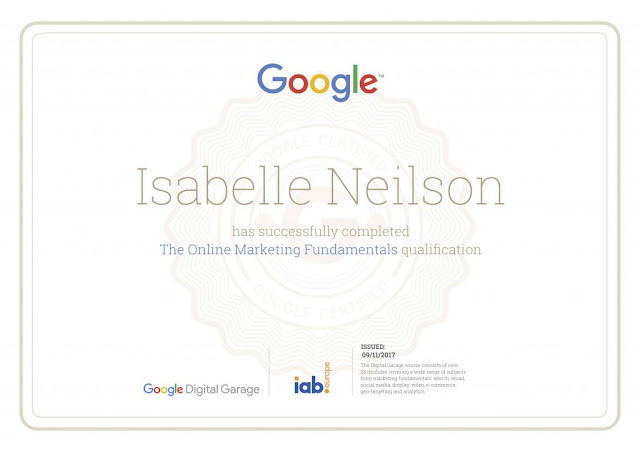 google analytics certification