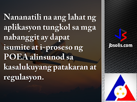 Labor Secretary Silvestre H. Bello III has assumed full authority in the licensing of overseas placement agencies, a function previously delegated to the Philippine Overseas Employment Administration (POEA).  In Administrative Order No. 241 series of 2017, Bello recalled a 1998 DOLE directive that authorized the POEA Administrator to act on matters governing overseas employment.  Following the latest order, the confirmation of the issuance and renewal of licenses of recruitment agencies and other matters governing overseas employment will have to pass to the labor secretary for approval.   This means that the DOLE Secretary will have the authority to approve or deny the following processes: all processed applications on the issuance and renewal of licenses authorities to engage in the recruitment and placement of workers for overseas employment the grant of exemption from the ban on direct hiring the grant exemptions from the age requirements for overseas workers  Administrative Order No. 241 series of 2017 recalls Administrative Order No.144 Series of 1998. While the DOLE Secretary is essentially taking in the reins of Filipino overseas employment, all applications relative to the items mentioned above remain to be filed with and processed by the POEA in accordance with existing rules and procedures.  The said administrative order was issued to ensure that only the operation of legitimate and responsible recruitment agencies are allowed to safeguard the welfare and security of OFWs and their families and to develop and effectively implement programs on the deployment of migrant workers.  We can remember a few months ago that DOLE has discovered a money-making scheme within POEA. Some employees were taking advantage of the grant of exemption in relation to the ban of direct-hiring, taking in bribes as payment for providing the exemption bypassing the established procedure.  Secretary Bello has sinced suspended direct-hiring pending investigation. After a few weeks, he has reinstated direct-hiring, but he has also promised massive reshuffling in the agency. Now, we can say that the secretary is taking full control of the situation.