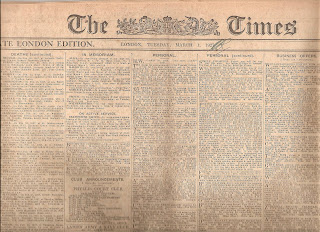 THE TIMES 1ST MARCH 1927