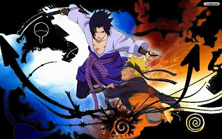 Naruto vs Sasuke wallpaper keren