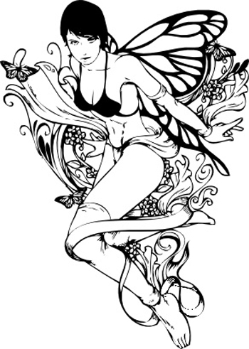Fairy Tattoo Designs When one sees a pretty fairy tattoo Tinkerbell comes 
