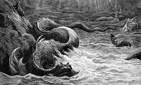 Reptile with Spawn Abundant; Gustave Dore