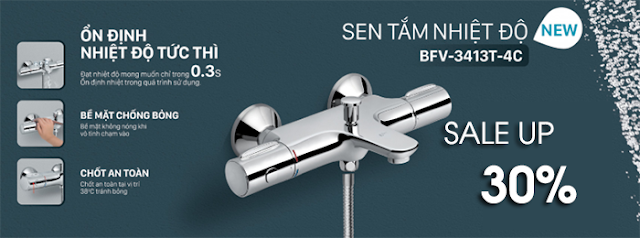 Tính năng của vòi sen tắm Inax BFV-3413T