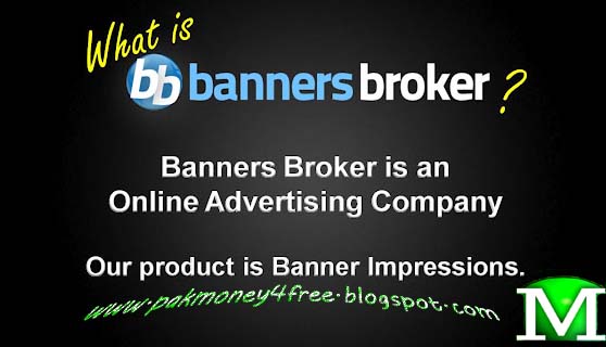 Make Money online with Banners broker in urdu