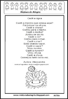 Poesia cadê a água