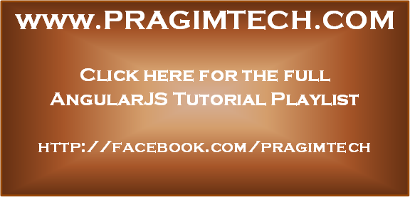 AngularJS tutorial for beginners