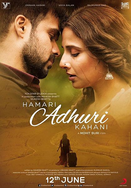 Hamari Adhuri Kahaani (2015) Hindi Movie 720p DVDScr 1GB