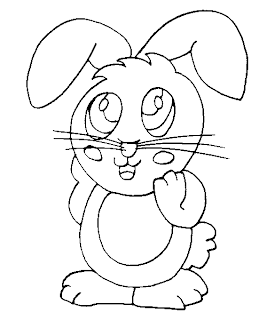 Cute Bunny Coloring Pages