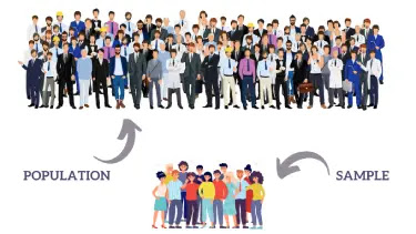 population and sample in statistics.