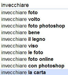 INVECCHIARE FOTO VISO