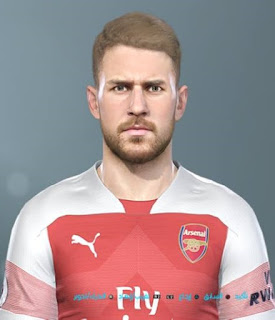 PES 2019 Faces Aaron Ramsey by Shenawy