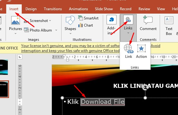 Cara Membuat Link Di PowerPoint