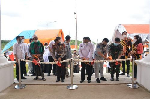 Ditlantas Polda Banten launching Gedung Samsat Malingping Guna Meningkatkan Pelayanan Polri