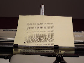 Shining typewriter movie prop