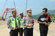 Kakorlantas Polri Pastikan Persiapan Pembukaan Jembatan Kalikuto 