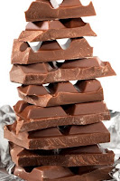 stack of chocolate