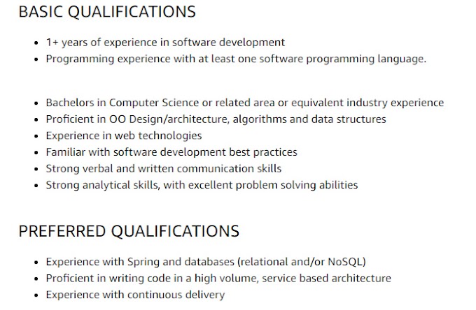 Amazon jobs 2022 for Software Development Engineer