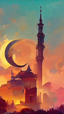 Wallpaper keren full layar gambar menyambut bulan Ramadhan