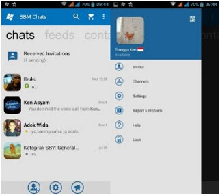 BBM Mod Style Windows Phone v2.12.0.9 Apk