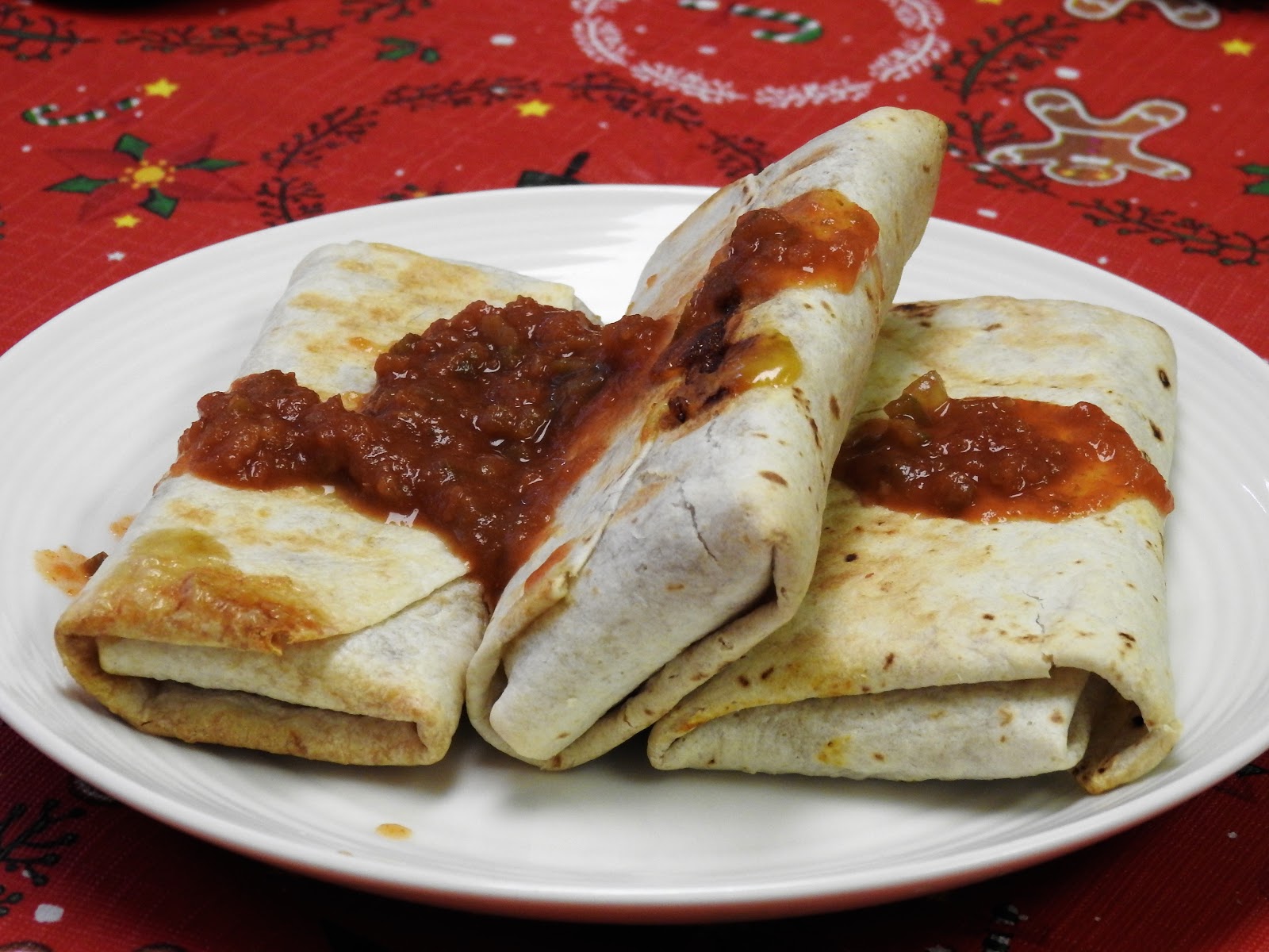 alpha burritos with salsa