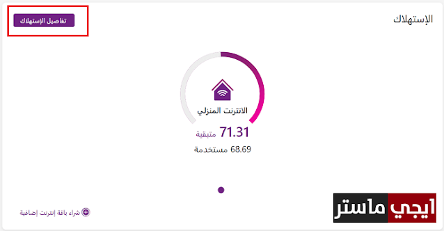 كيفية معرفة ميعاد تجديد باقة النت we الارضي