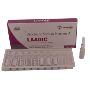 Diclofenac Injection 75mg/ml | Laadic Injection